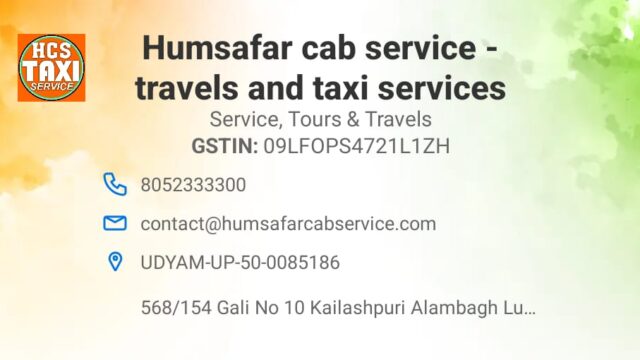 Humsafar Cab Service Lucknow