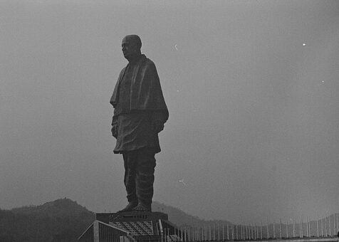 Full Length of The Statue of Unity